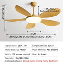 GobekUsa Black DC Ceiling Fan Light Strong Wind Indoor Electric Fan 2023