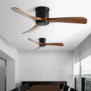 GobekUsa Black DC Motor Ceiling Fan Remote Control 35W for Home Restaurant