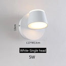 GobekUsa Adjustable LED Wall Lamp Bedside Sconce Modern Hotel Wall Lights