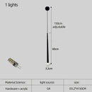 GobekUsa Conical Chandelier Stair Lamp Modern Simple Villa Restaurant Kitchen Bedroom Bar Lighting