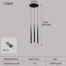GobekUsa Conical Chandelier Stair Lamp Modern Simple Villa Restaurant Kitchen Bedroom Bar Lighting