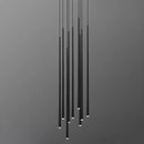GobekUsa Conical Chandelier Stair Lamp Modern Simple Villa Restaurant Kitchen Bedroom Bar Lighting