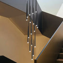 GobekUsa Conical Chandelier Stair Lamp Modern Simple Villa Restaurant Kitchen Bedroom Bar Lighting