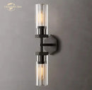 GobekUsa Crystal Hexagonal Sconce: Modern Wall Lamp for Bathroom, Living Room, Bedroom