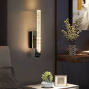 GobekUsa Crystal Wall Light: Modern LED Long Lamp for Bedrooms, Living Rooms, and Stairs
