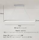 GobekUsa Designer Oval LED Pendant Lamp for Living, Dining, Restaurant, Bedroom Lighting