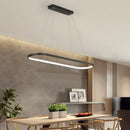 GobekUsa Designer Oval LED Pendant Lamp for Living, Dining, Restaurant, Bedroom Lighting