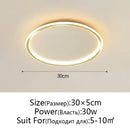 GobekUsa Dimmable LED Ceiling Light for Modern Nordic Home Living Room Lighting