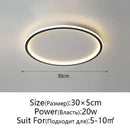 GobekUsa Dimmable LED Ceiling Light for Modern Nordic Home Living Room Lighting
