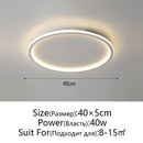 GobekUsa Dimmable LED Ceiling Light for Modern Nordic Home Living Room Lighting