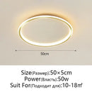 GobekUsa Dimmable LED Ceiling Light for Modern Nordic Home Living Room Lighting