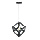 Modern black decorbites geometric led cube pendant kitchen light by Decorbites