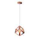Modern black decorbites geometric led cube pendant kitchen light by Decorbites