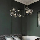 GobekUsa Glass Ball G9 LED Chandelier: Modern Minimalist Nordic Design