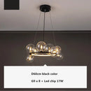 GobekUsa Glass Ball G9 LED Chandelier: Modern Minimalist Nordic Design