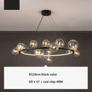GobekUsa Glass Ball G9 LED Chandelier: Modern Minimalist Nordic Design