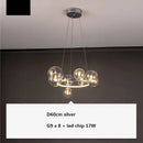 GobekUsa Glass Ball G9 LED Chandelier: Modern Minimalist Nordic Design