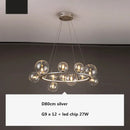GobekUsa Glass Ball G9 LED Chandelier: Modern Minimalist Nordic Design