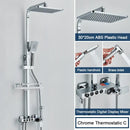 GobekUsa Black 4-Way Digital Shower System with Rainfall Head and Bidet