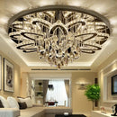 GobekUsa Dimmable LED Crystal Chandelier Chrome Ceiling Light Fixture