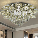 GobekUsa Dimmable LED Crystal Chandelier Chrome Ceiling Light Fixture