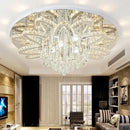 GobekUsa Dimmable LED Crystal Chandelier Chrome Ceiling Light Fixture