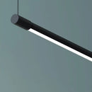 GobekUsa Black Dimmable Led Linear Pendant for Dining Room Chandelier