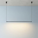 GobekUsa Black Dimmable Led Linear Pendant for Dining Room Chandelier