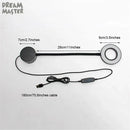 Modern black dimmable led wall lamp bedroom gooseneck reading light by Decorbites