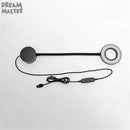Modern black dimmable led wall lamp bedroom gooseneck reading light by Decorbites
