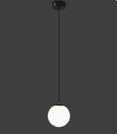 GobekUsa Double Glass Ball Pendant Light Fixture for Bedroom Ceiling Lighting