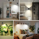 Modern black double head led wall lamp bedroom spotlight by Decorbites