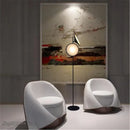 GobekUsa Double Horn Radar LED Floor Lamp: Modern Nordic Design for Living Room Lighting