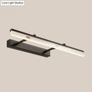 GobekUsa Modern Black Dual Arm LED Wall Mount Vanity Lamp in Warm/White Light