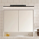 GobekUsa Modern Black Dual Arm LED Wall Mount Vanity Lamp in Warm/White Light
