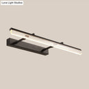 GobekUsa Modern Black Dual Arm LED Wall Mount Vanity Lamp in Warm/White Light
