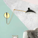 GobekUsa Modern Style Duckbill Shade Wall Lamp with Metallic Finish, Black Sconce Lighting – Straight/Curved Arm