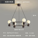 GobekUsa Cream Nordic Pendant Chandelier for Living Room, Bedroom, and Dining Room