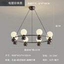 GobekUsa Cream Nordic Pendant Chandelier for Living Room, Bedroom, and Dining Room