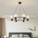 GobekUsa Cream Nordic Pendant Chandelier for Living Room, Bedroom, and Dining Room