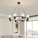 GobekUsa Cream Nordic Pendant Chandelier for Living Room, Bedroom, and Dining Room