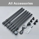 GobekUsa Electric Towel Warmer Rack Thermostatic Digital Display Stainless Steel Holder