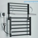 GobekUsa Electric Towel Warmer Rack Digital Display Temperature Time Control Towel Rail