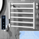 GobekUsa Electric Towel Warmer Rack Digital Display Temperature Time Control Towel Rail