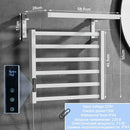 GobekUsa Electric Towel Warmer Rack Digital Display Temperature Time Control Towel Rail
