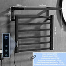 GobekUsa Electric Towel Warmer Rack Digital Display Temperature Time Control Towel Rail