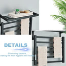 GobekUsa Electric Towel Warmer Rack Digital Display Temperature Time Control Towel Rail