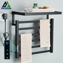 GobekUsa Electric Towel Warmer Rack Digital Display Temperature Time Control Towel Rail