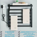 GobekUsa Electric Towel Warmer Rack Digital Display Temperature Time Control Towel Rail