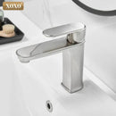 GobekUsa Black Finish Brass Basin Faucet Hot Cold Water Mixer Tap Single Handle